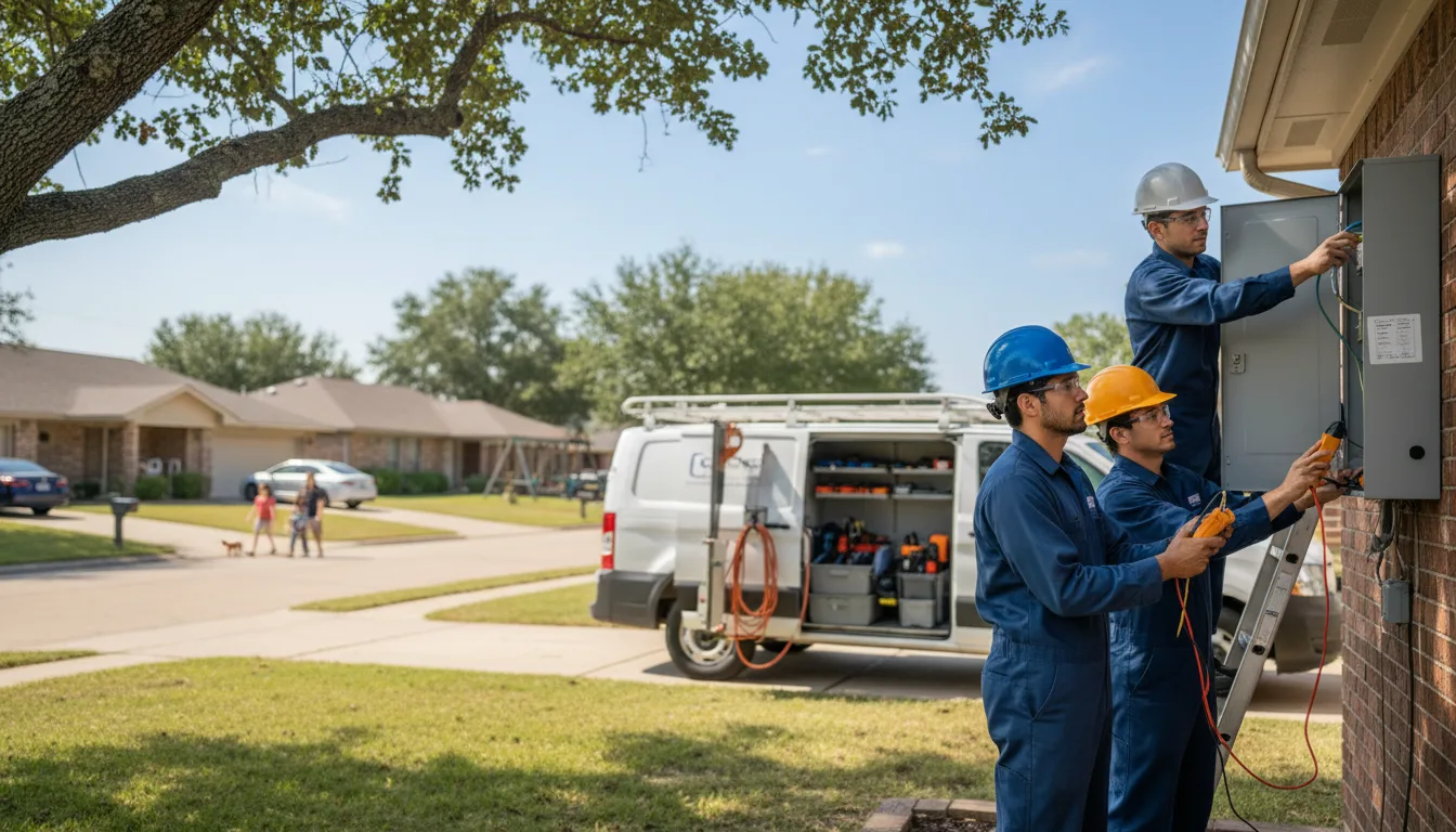 Certified electrician providing emergency electrical services in Mellwood, AR